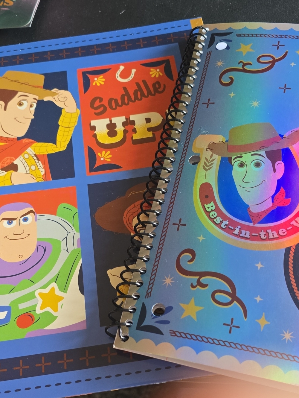 Toy story 1 Folder And 1 Subject Note Book.
